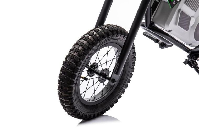 Lean Cars, motor crossowy, pojazd na akumulator, A9901, zielony