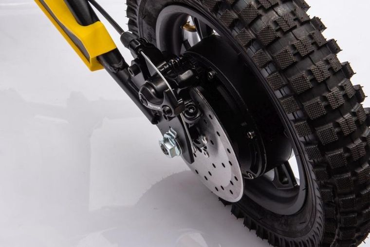 Lean Cars, motor crossowy, pojazd na akumulator, A9901, żółty