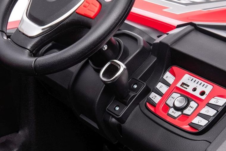 Lean Cars, pojazd na akumulator, S618 4-4, czerwony