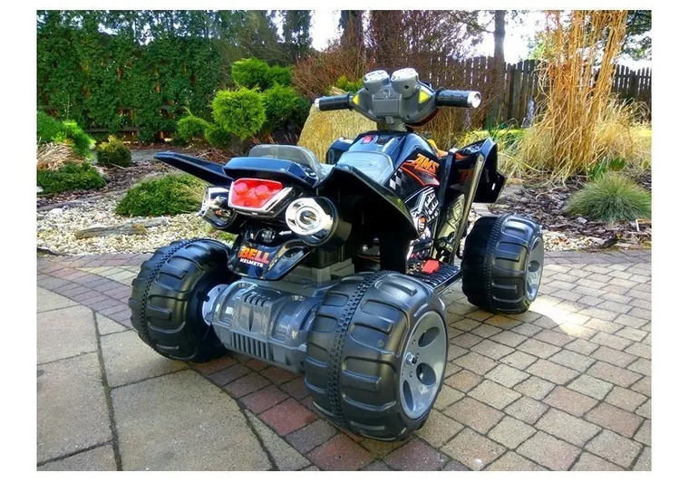 Lean Cars, quad, pojazd na akumulator, czarny