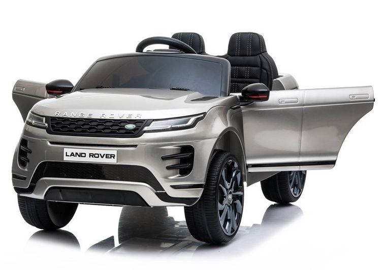 Lean Cars, Range Rover Evoque, pojazd na akumulator, srebrny, lakierowany