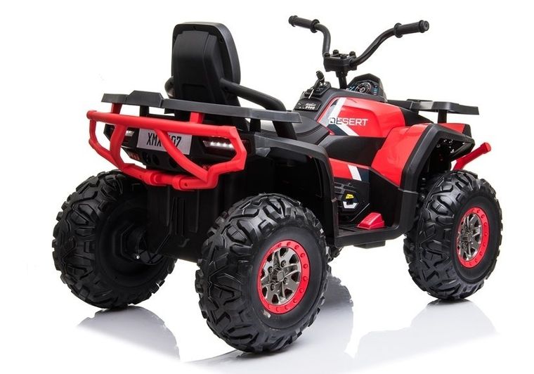 Lean Cars, XMX607, quad na akumulator, czerwony