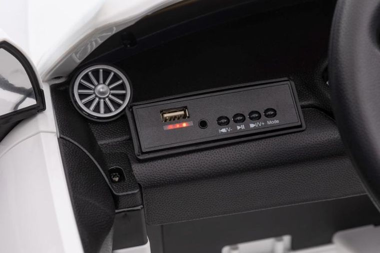 Lean Toys, Audi TT RS, pojazd na akumulator, biały