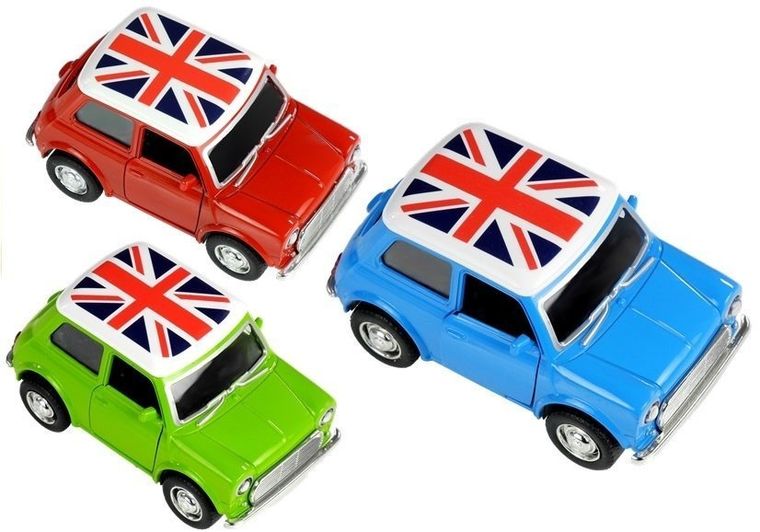 Lean Toys, autko klasyczne metalowe z dźwiękiem