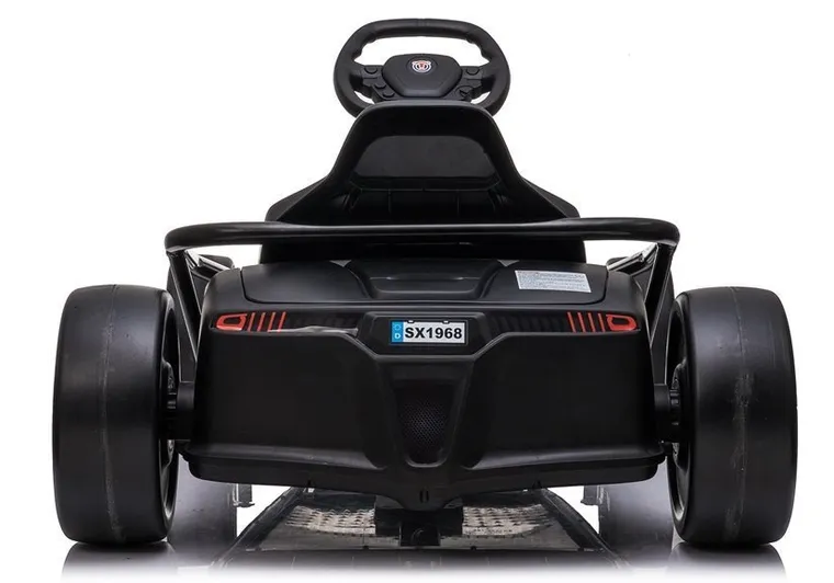 Lean Toys, Gokart Drift, pojazd na akumulator, biały