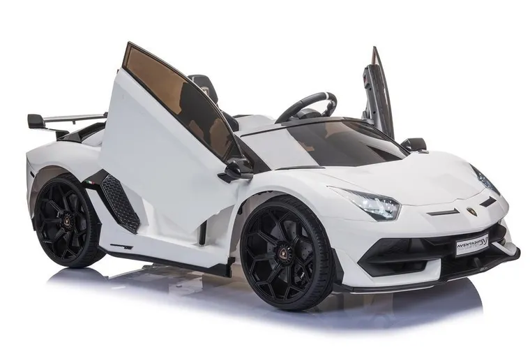 Lean Toys, Lamborghini Aventador SX2028, pojazd na akumulator, biały