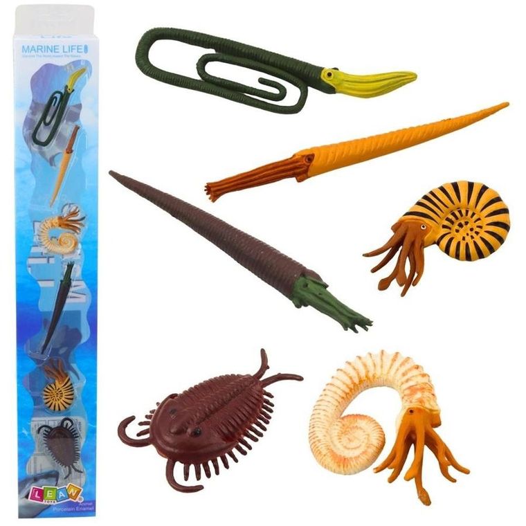 Lean Toys, morskie stworzenia, zestaw mini figurek, 6-9 cm, 6 szt.