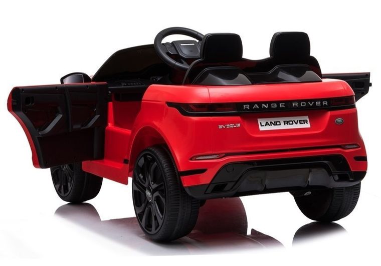 Lean Toys, Range Rover Evoque, pojazd na akumulator, czerwony