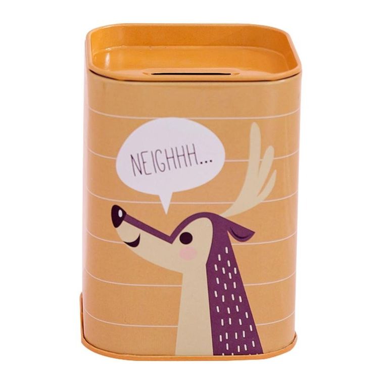 Lean Toys, skarbonka metalowa, zwierzątko, 11-8 cm, 1 szt.