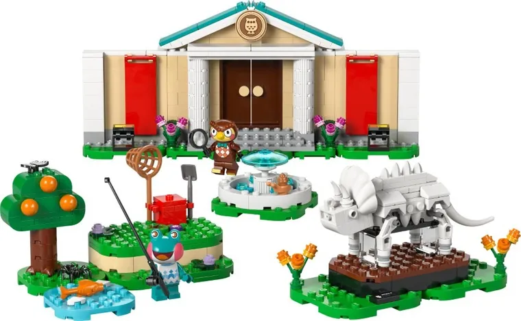 LEGO Animal Crossing, Blathers i kolekcja muzealna, 77056