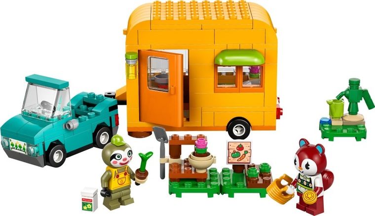 LEGO Animal Crossing, Leif i jego karawan oraz sklep ogrodniczy, 77054