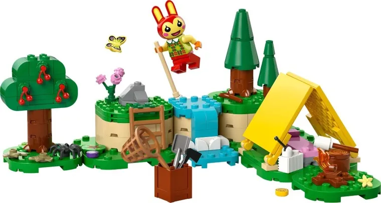 LEGO Animal Crossing, Zabawy na świeżym powietrzu Bunnie, 77047
