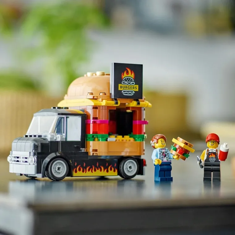 LEGO City, Ciężarówka z burgerami, 60404