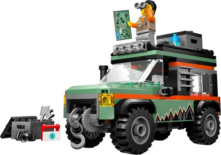 LEGO City, Górska ciężarówka terenowa 4-4, 60447