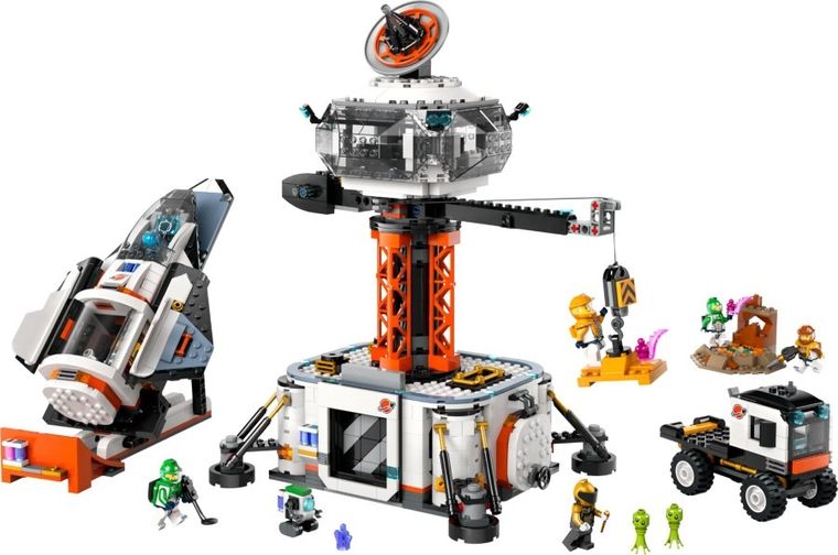 LEGO City, Stacja kosmiczna i stanowisko startowe rakiety, 60434
