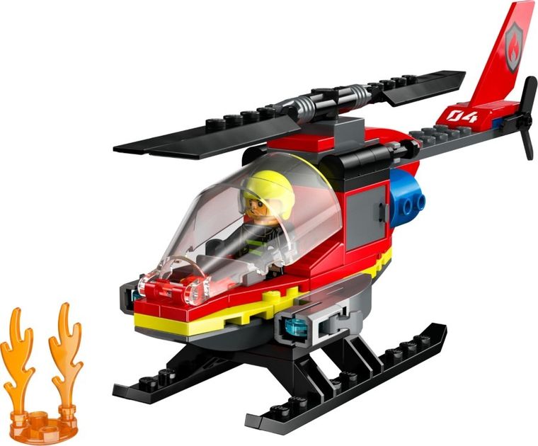 LEGO City, Strażacki helikopter ratunkowy, 60411