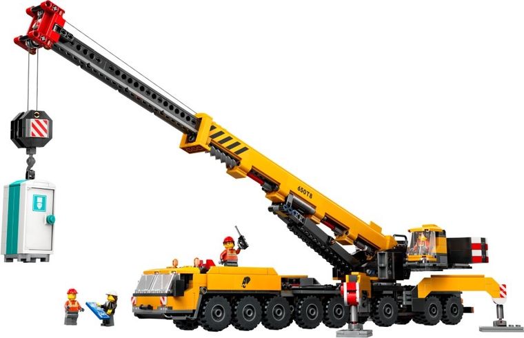 LEGO City, Żółty ruchomy żuraw, 60409
