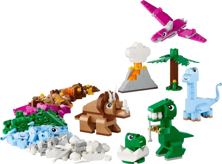 LEGO Classic, Kreatywne dinozaury, zabawka, 11041
