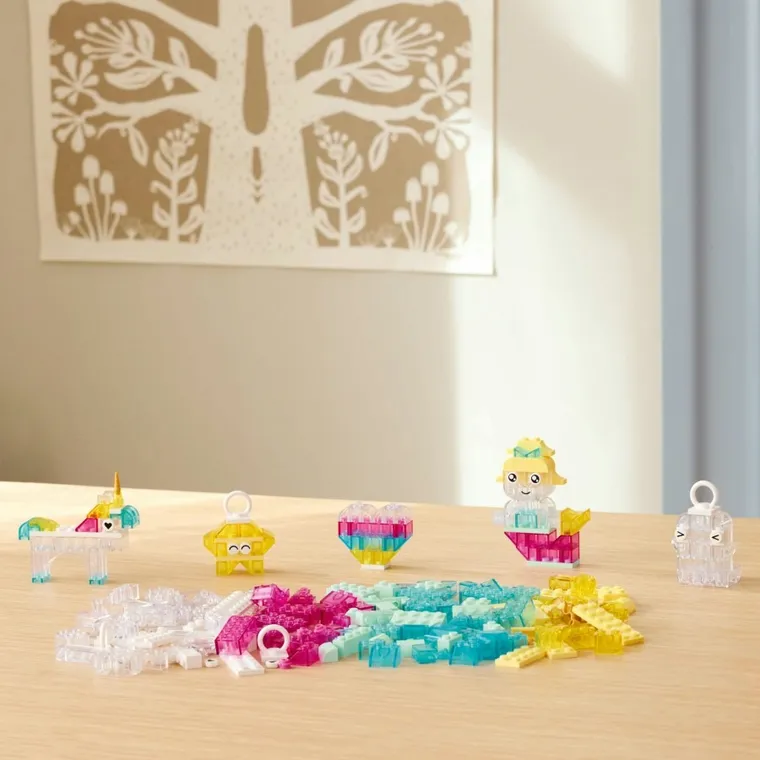 LEGO Classic, Magiczny zestaw z przezroczystymi klockami, 11040