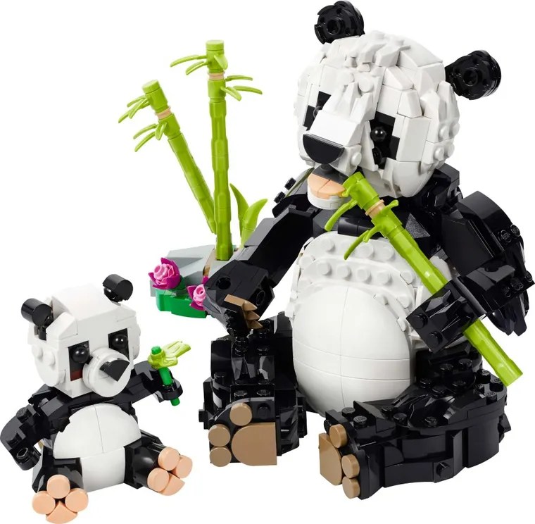 LEGO Creator 3 w 1, Dzikie zwierzęta: rodzina pand, 31165