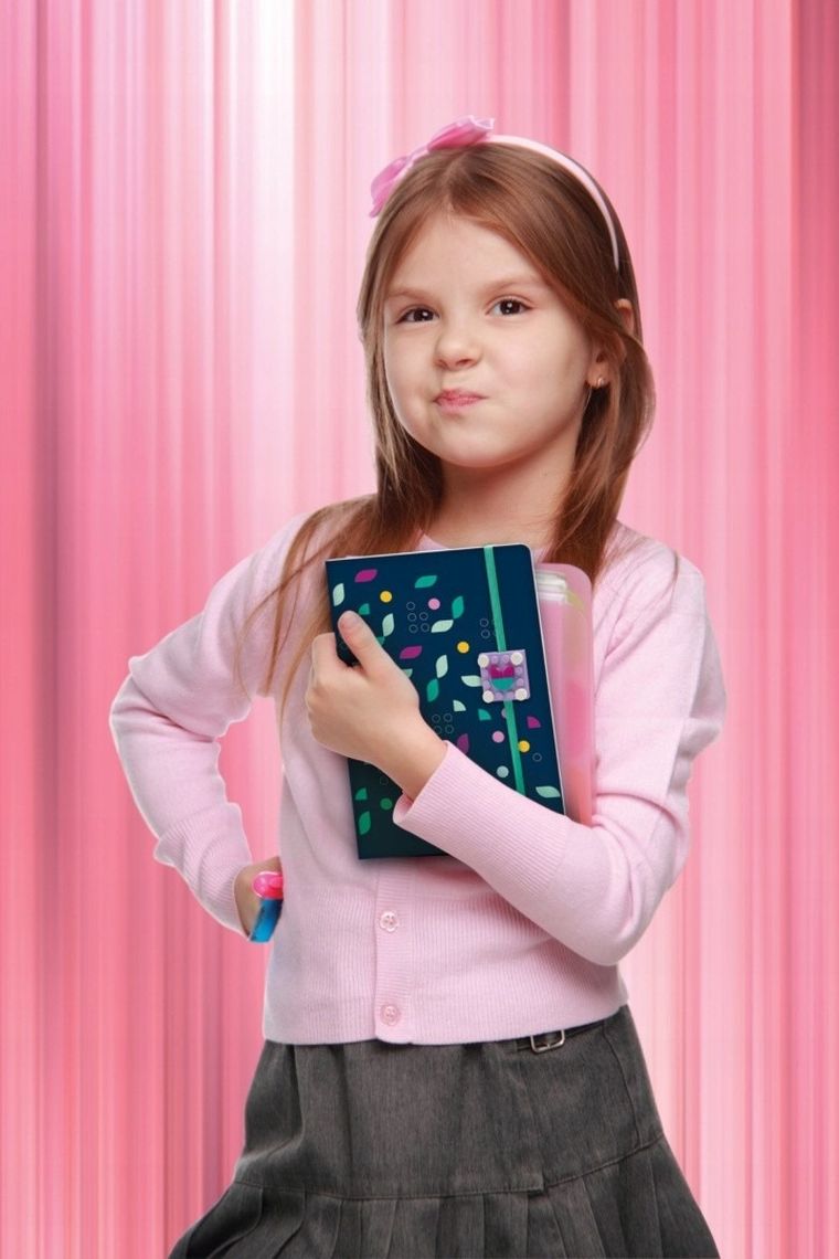 LEGO Dots, notatnik z płytką i klockami do dekoracji