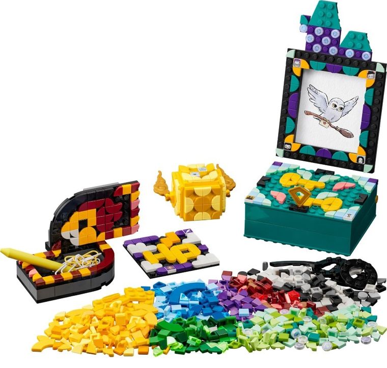 LEGO DOTS, Zestaw na biurko z Hogwartu, 41811