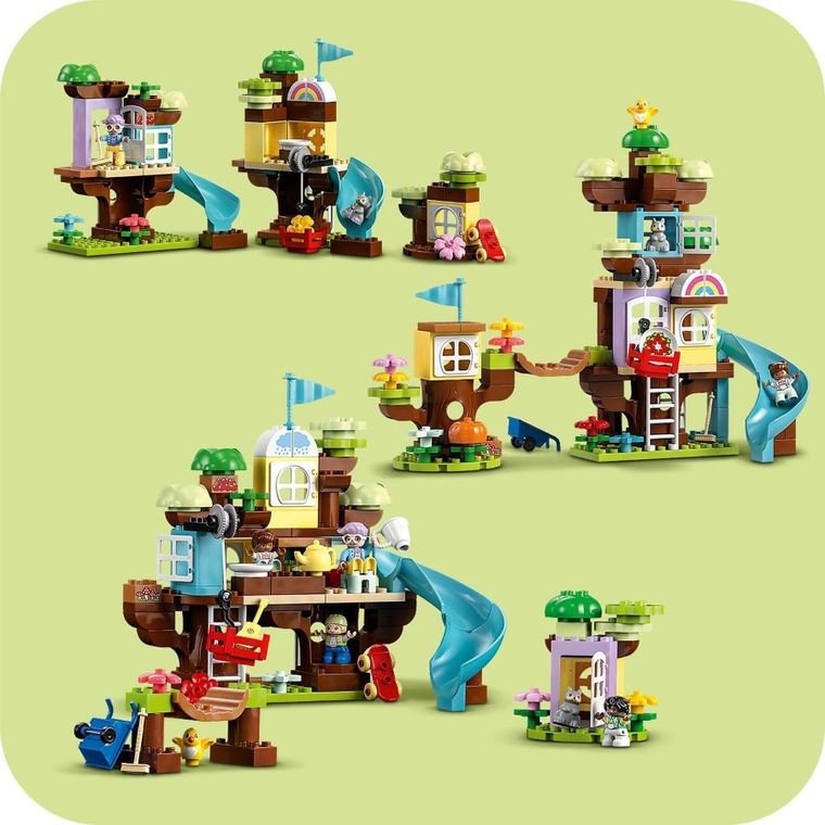 LEGO DUPLO, Domek na drzewie 3 w 1, 10993