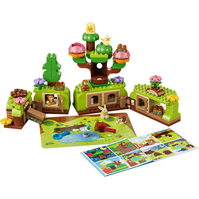 LEGO DUPLO, Las odkrywców z dzikimi zwierzętami, 10480
