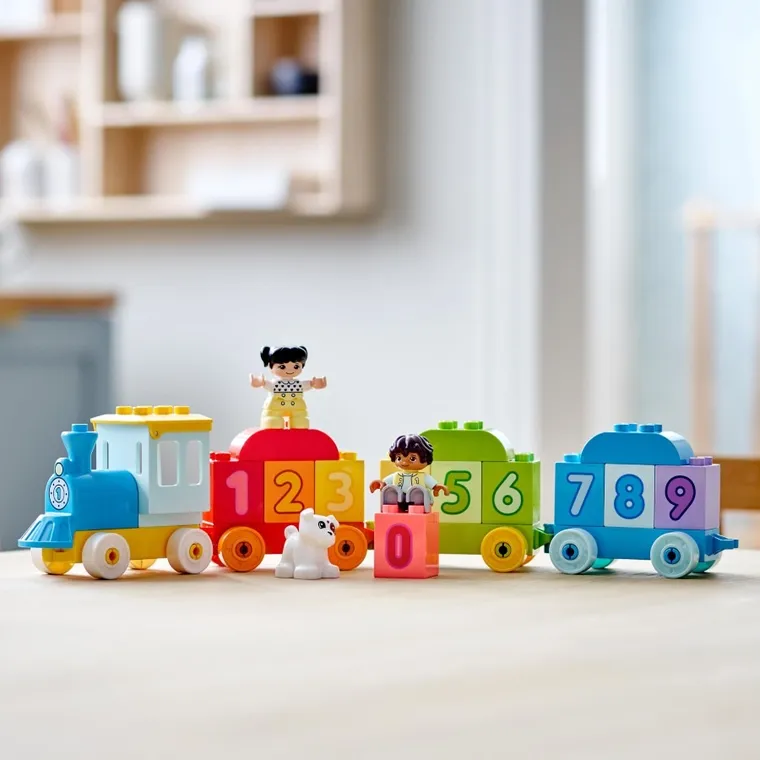 LEGO DUPLO, Pociąg z cyferkami - nauka liczenia, zabawka, 10954