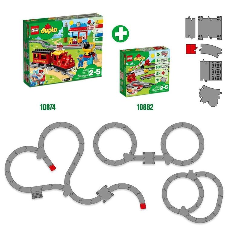 LEGO DUPLO, Tory kolejowe, 10882