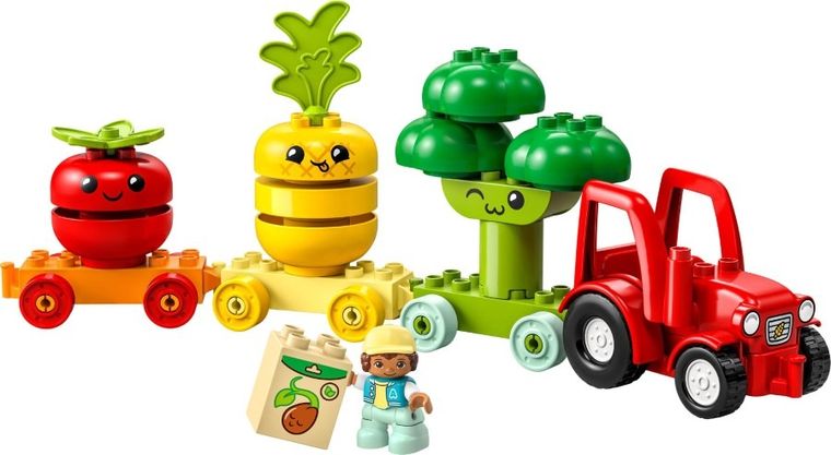 LEGO DUPLO, Traktor z warzywami i owocami, 10982