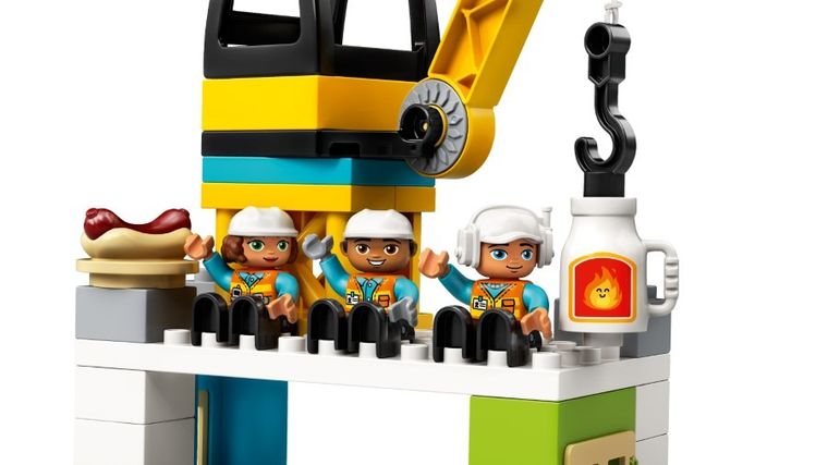 LEGO DUPLO, Żuraw wieżowy i budowa, 10933