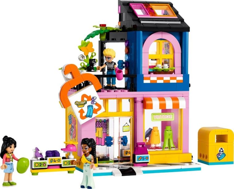 LEGO Friends, Sklep z używaną odzieżą, 42614