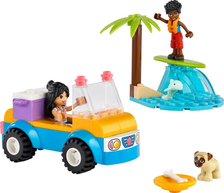 LEGO Friends, Zabawa z łazikiem plażowym, 41725