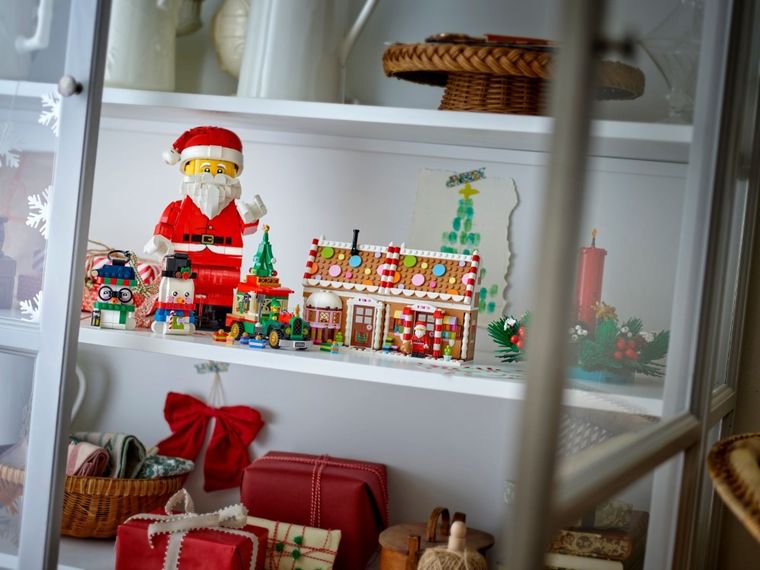 LEGO Iconic, Świąteczna dekoracja stołu, 40743