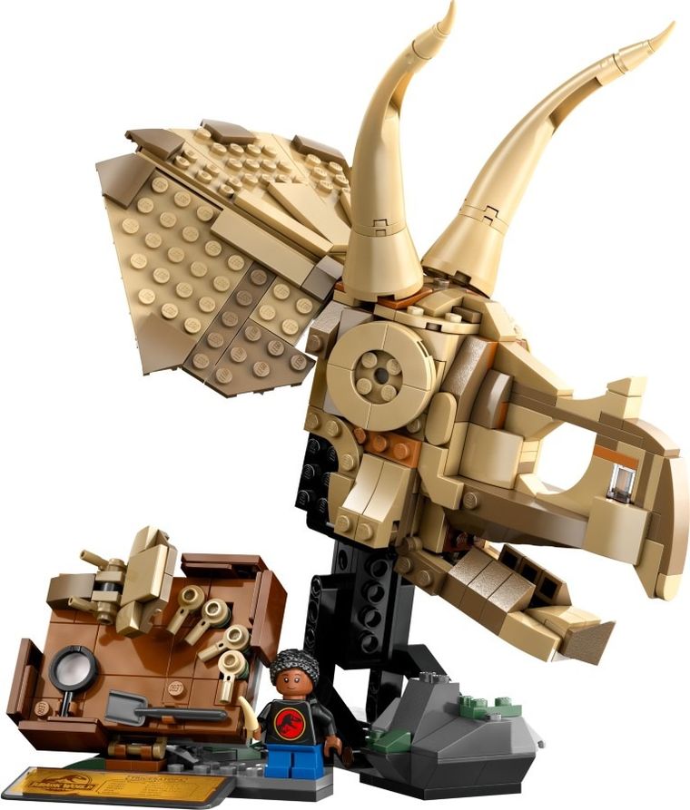 LEGO Jurassic World, Szkielety dinozaurów: czaszka triceratopsa, 76969