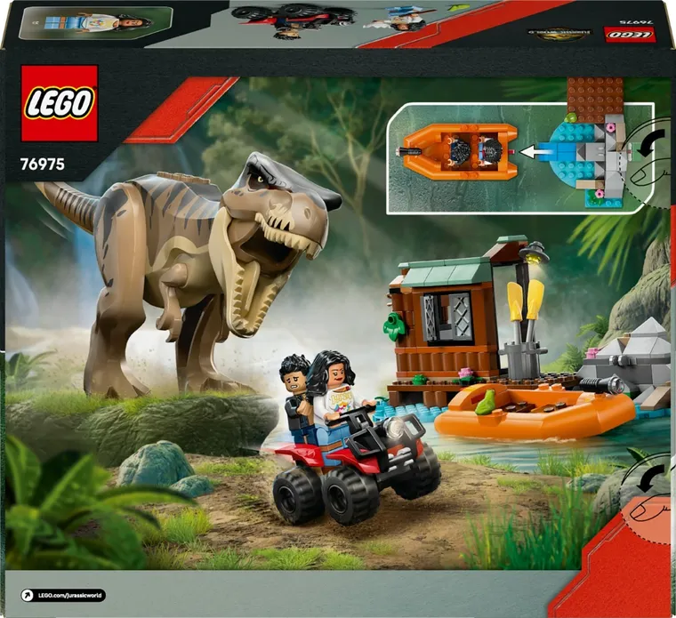 LEGO Jurassic World, Ucieczka rzeką przed tyranozaurem, 76975
