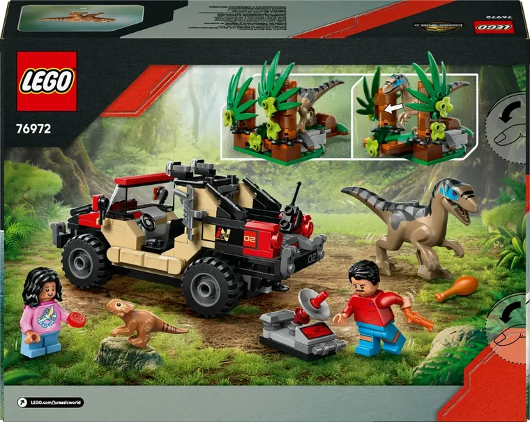 LEGO Jurassic World, Ucieczka terenówką przed raptorem, 76972