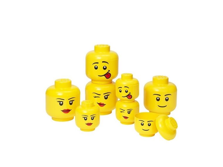 LEGO, mała głowa, chłopiec, pojemnik do przechowywania, rozmiar S, 2l