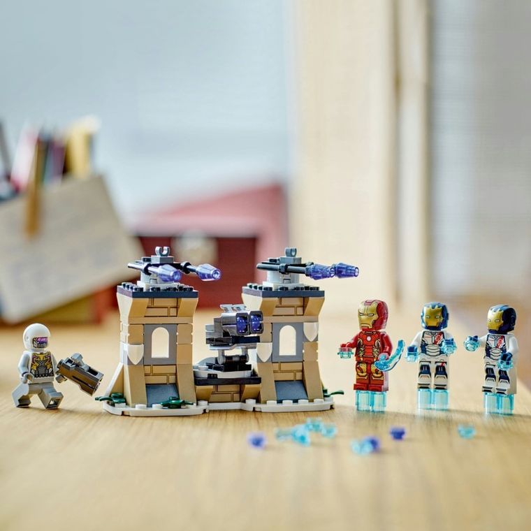 LEGO Marvel, Iron Man i Iron Legion kontra żołnierz Hydry, 76288