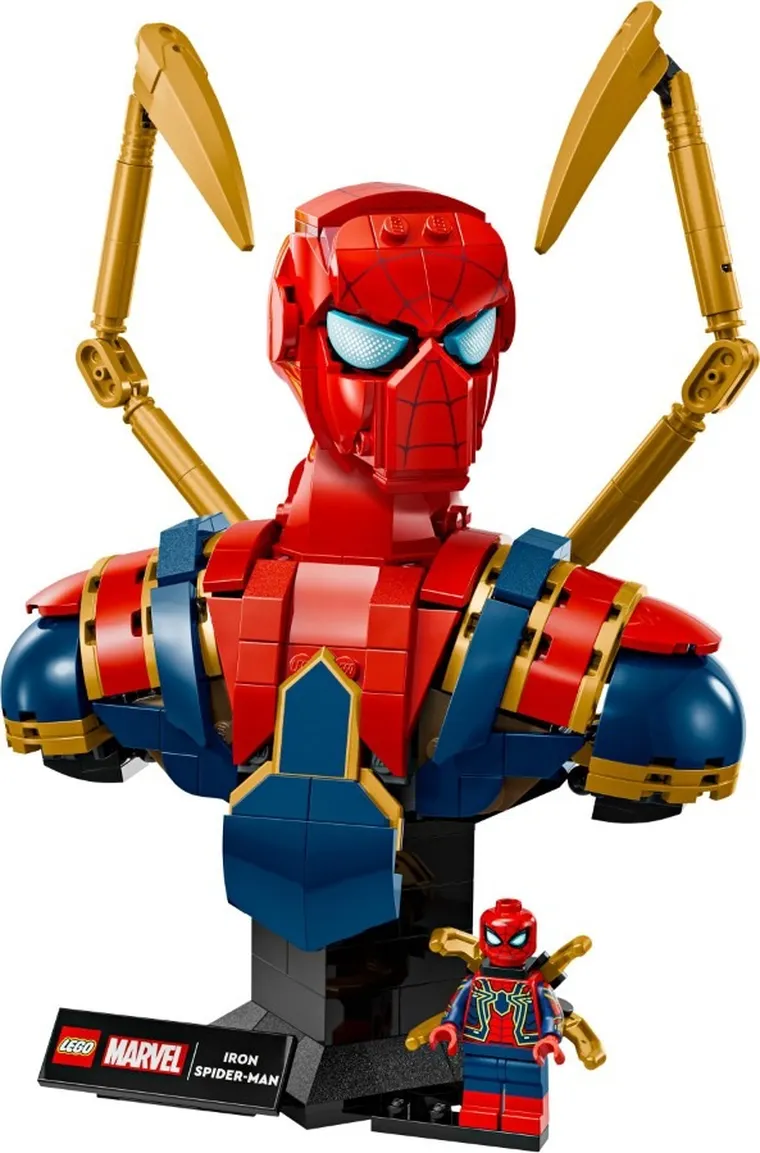 LEGO Marvel, Popiersie Iron Spider-Mana, 76326