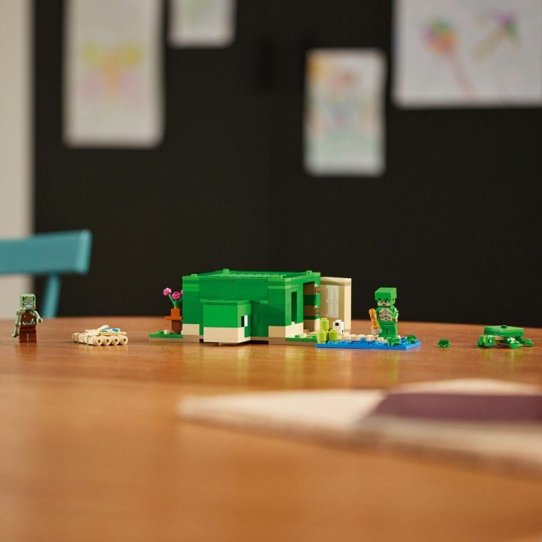 LEGO Minecraft, Domek na plaży żółwi, 21254