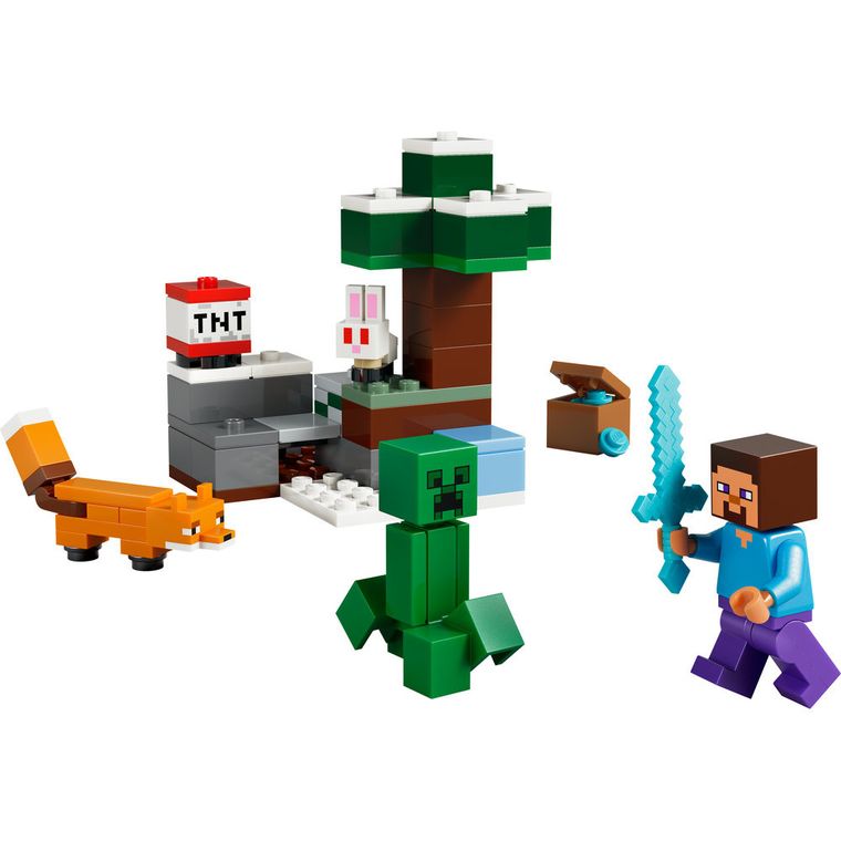 LEGO Minecraft, Przygoda Steve’a w tajdze, 21583