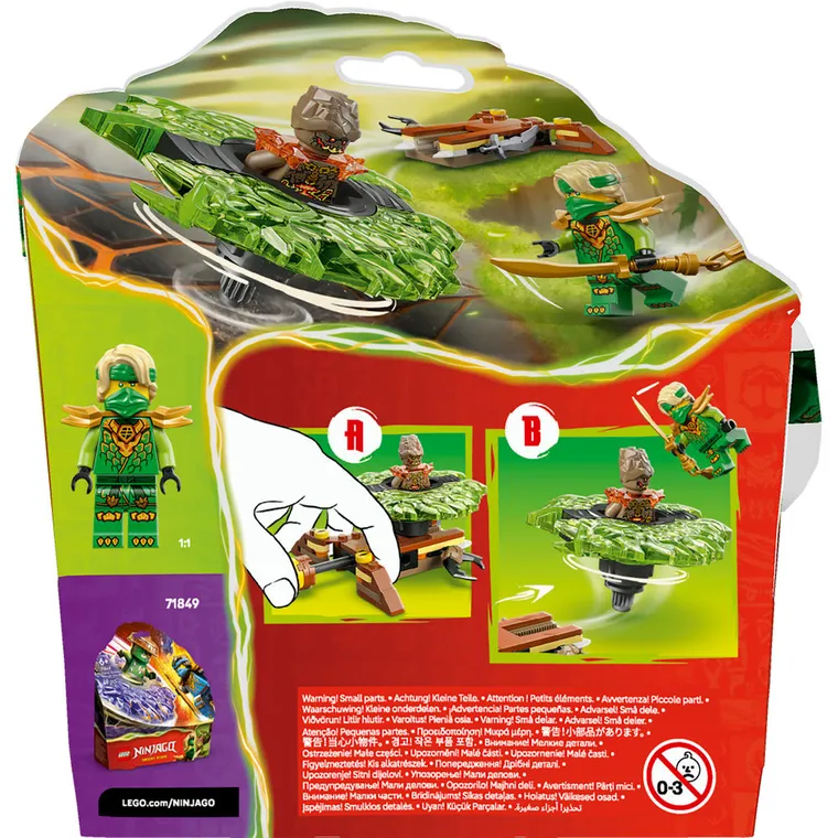 LEGO NINJAGO, Lloyd kontra ziemny potwór na spinnerze, 71850