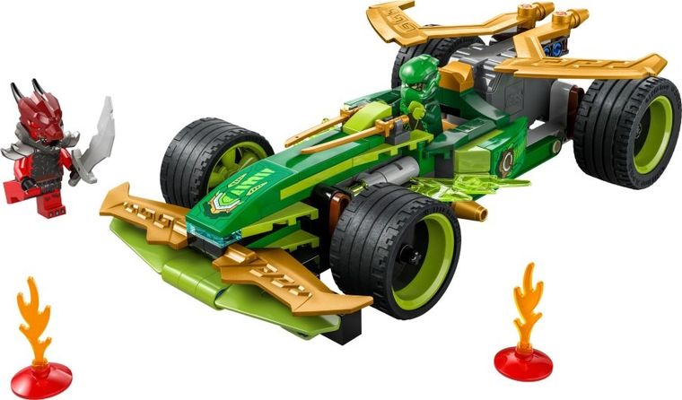 LEGO NINJAGO, Samochód wyścigowy Lloyda z napędem typu pull-back, 71828