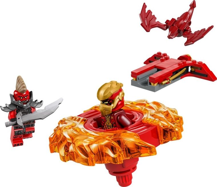 LEGO NINJAGO, Smoczy spinner Spinjitzu Kaia, 71823