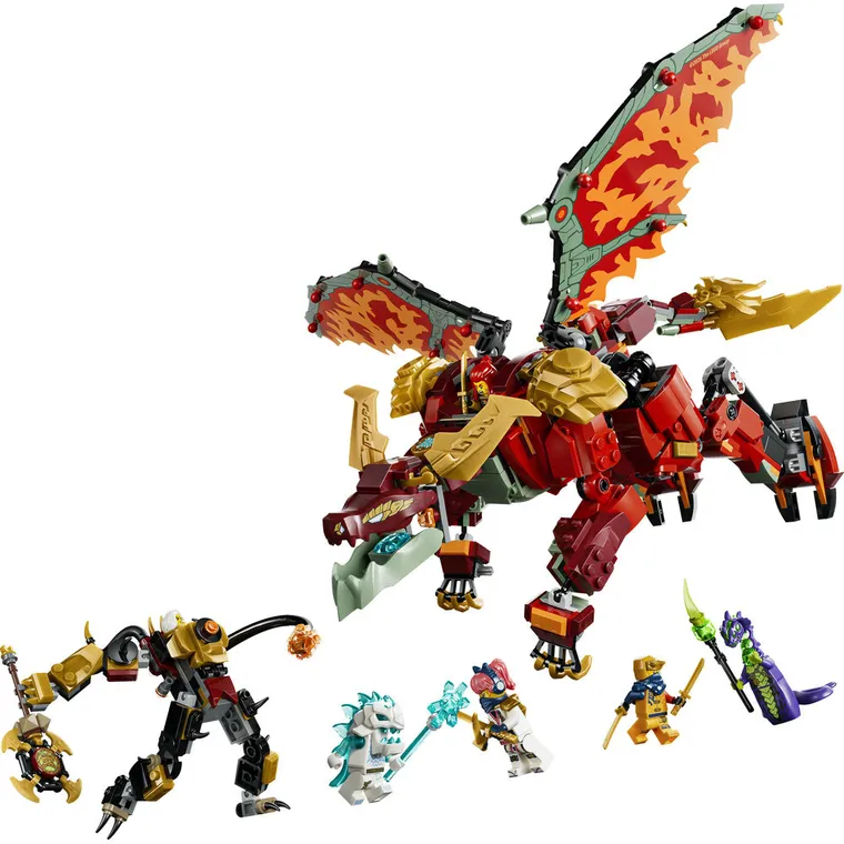 LEGO NINJAGO, Transformujący smoczy mech Wyldfyre, 71868