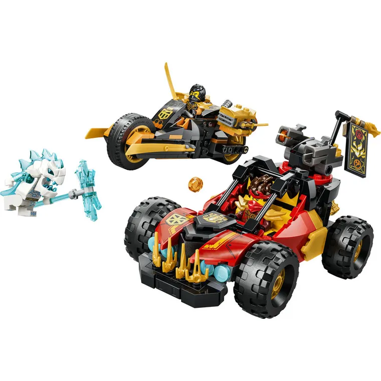 LEGO NINJAGO, Wielofunkcyjne pojazdy Kaia i Cole’a, 71864