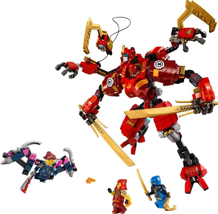 LEGO NINJAGO, Wspinaczkowy mech ninja Kaia, 71812