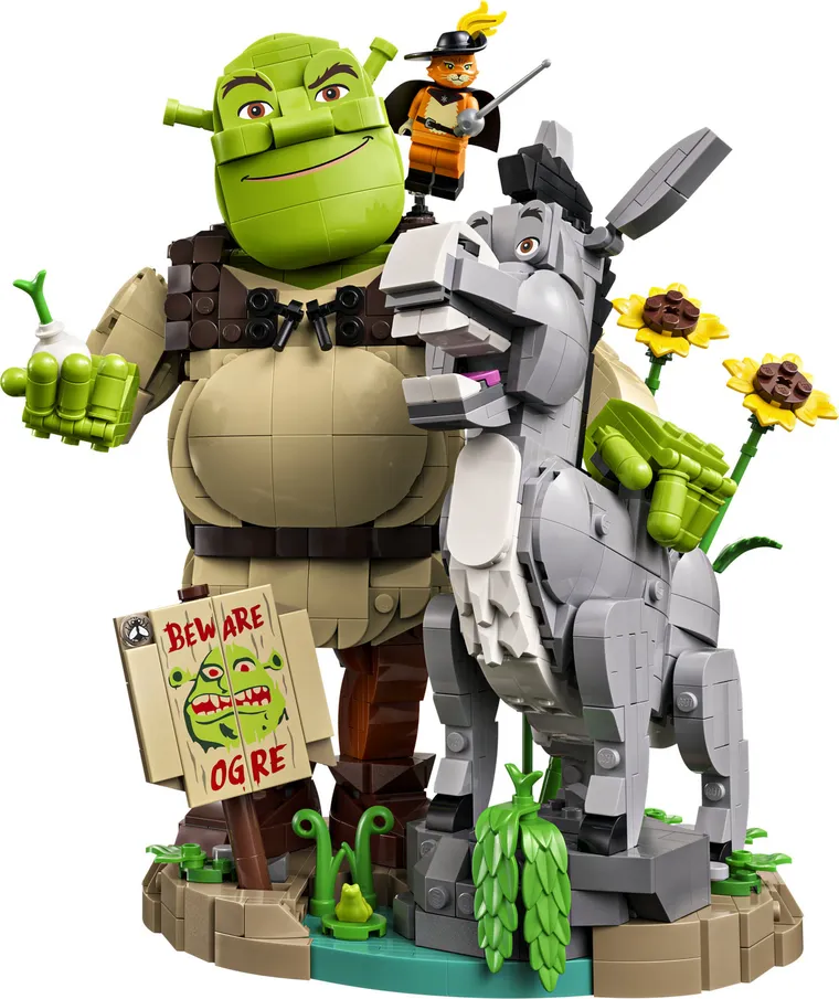 LEGO Shrek, Shrek, Osioł i Kot w butach, 72423